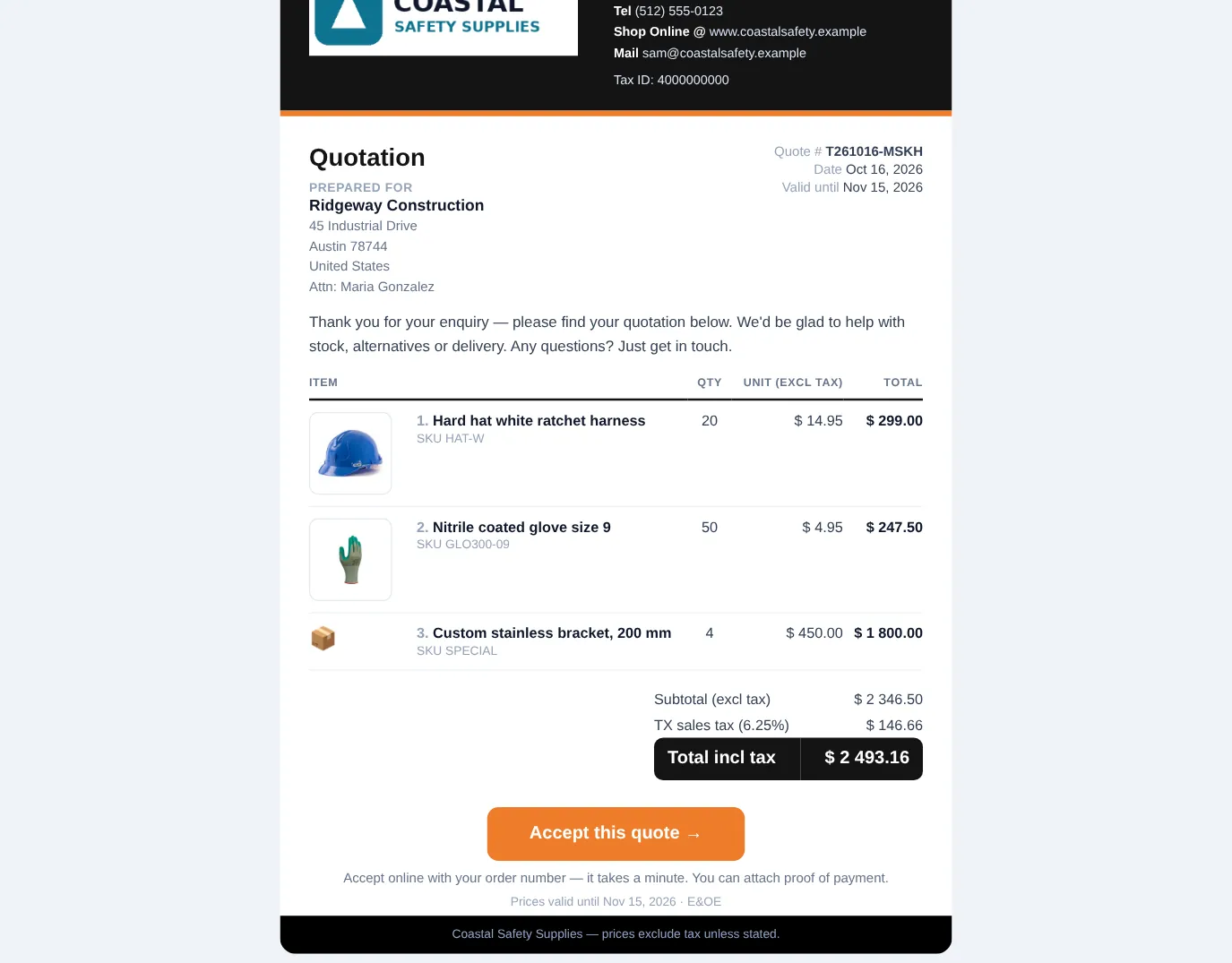 Your customer sees