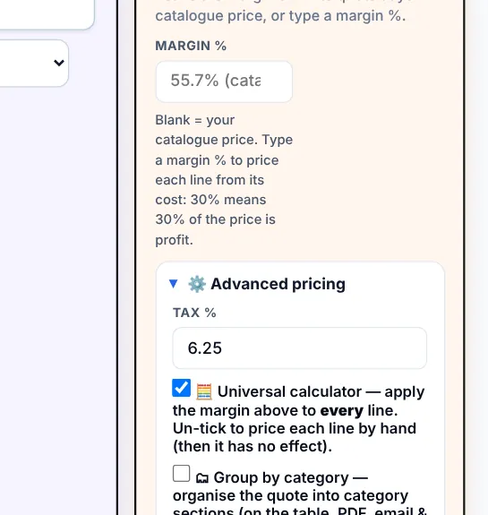 Price it